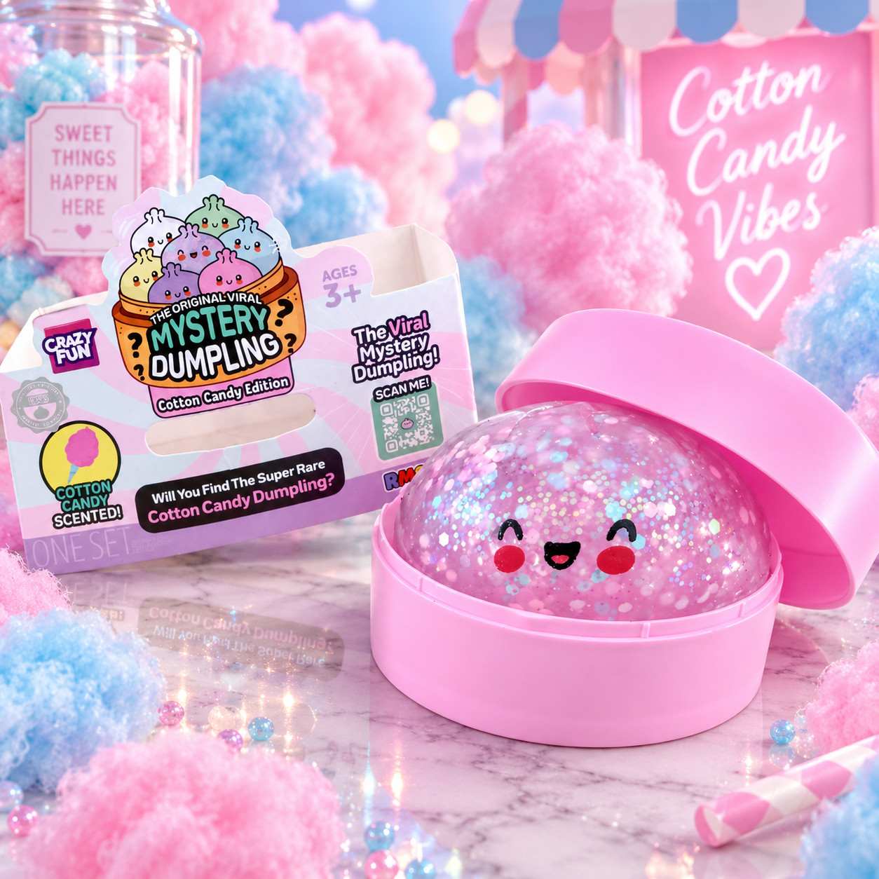 RMS Dumpling UNOPENED Cotton Candy Scented- HARD TO FIND Exclusive Fast Shipping