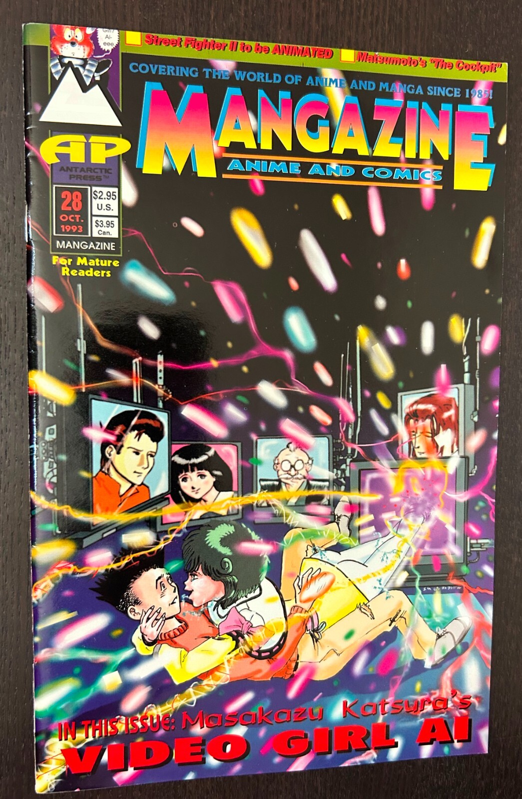 MANGAZINE #28 (Antarctic Press Comics 1993) -- Street Fighter II -- VF-