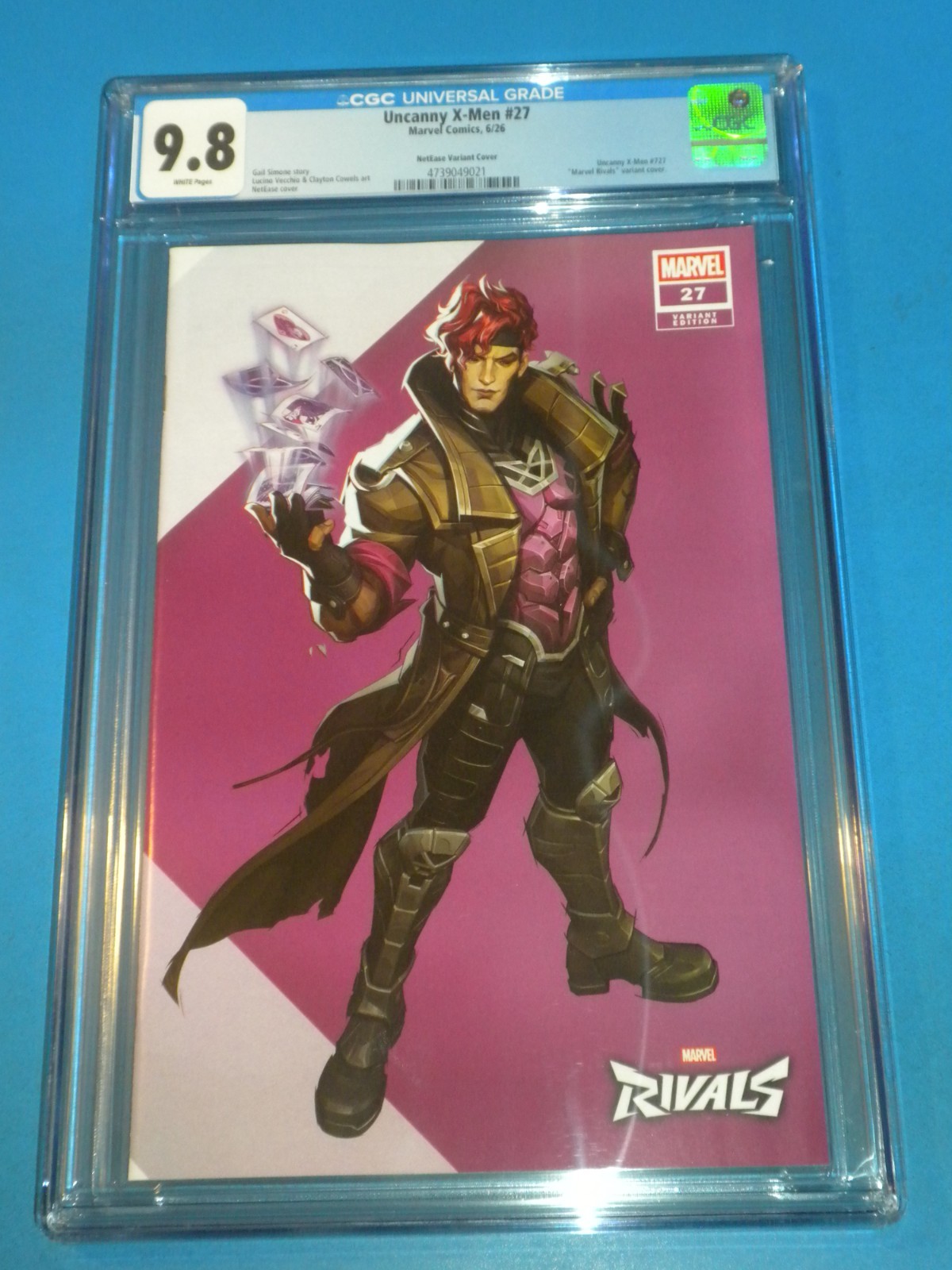 Uncanny X-men #27 Netease Rivals variant CGC 9.8 NM/M Gorgeous Gem Wow