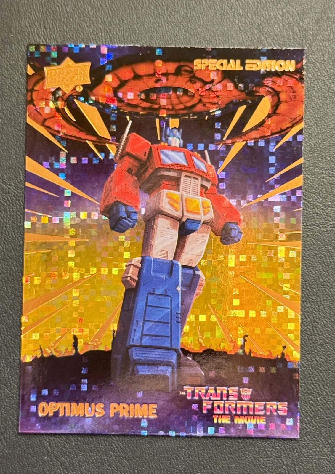 2026 Upper Deck Transformers Optimus Prime Unicron Foil /86 #1 40th Movie