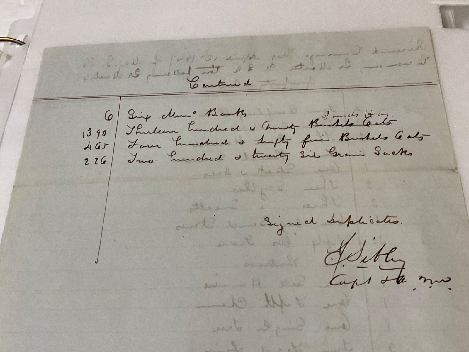 MEXICAN WAR 1847 SUPPLY LIST CAMARGO SGD E S SIBLEY BROTHER CSA GEN HENRY SIBLEY