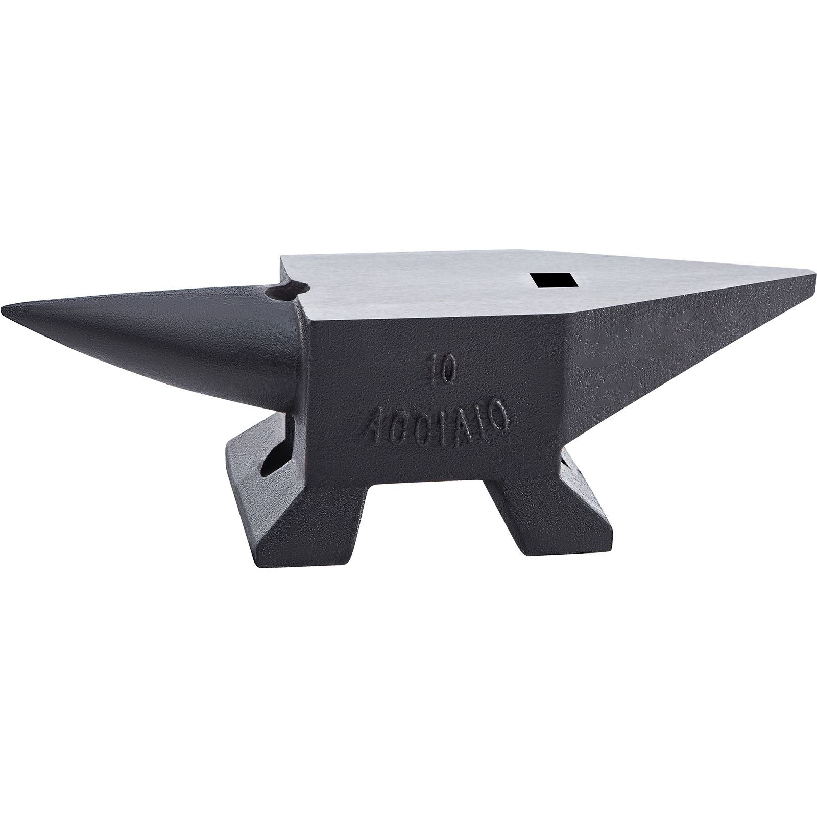 22 Lbs Cast Iron Anvil w/ Horns & Holes for Blacksmithing