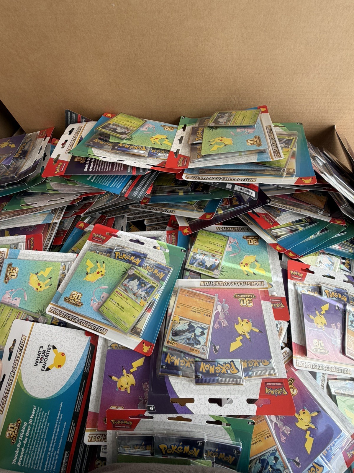 Pokémon TCG 30th Celebrations Tech Sticker Collection Pack - NEW & SEALED
