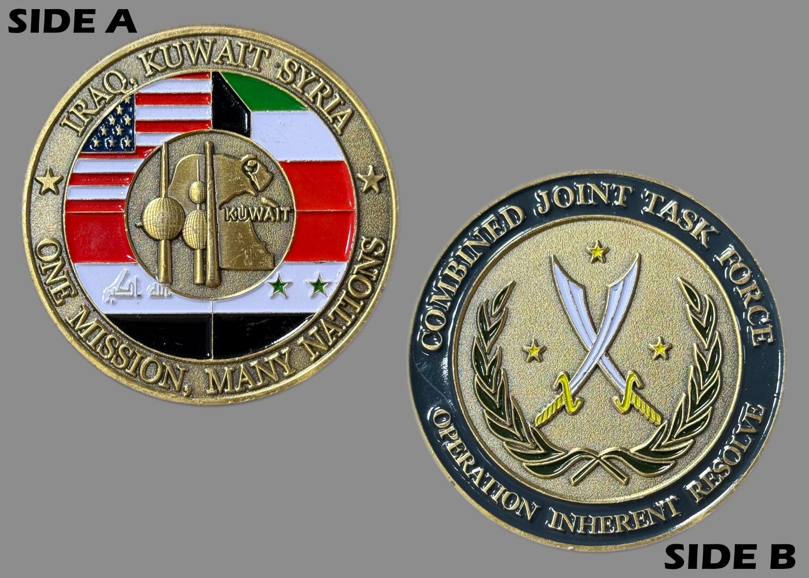 Combined Joint Task Force Operation Inherent Resolve Challenge Coin  M#5