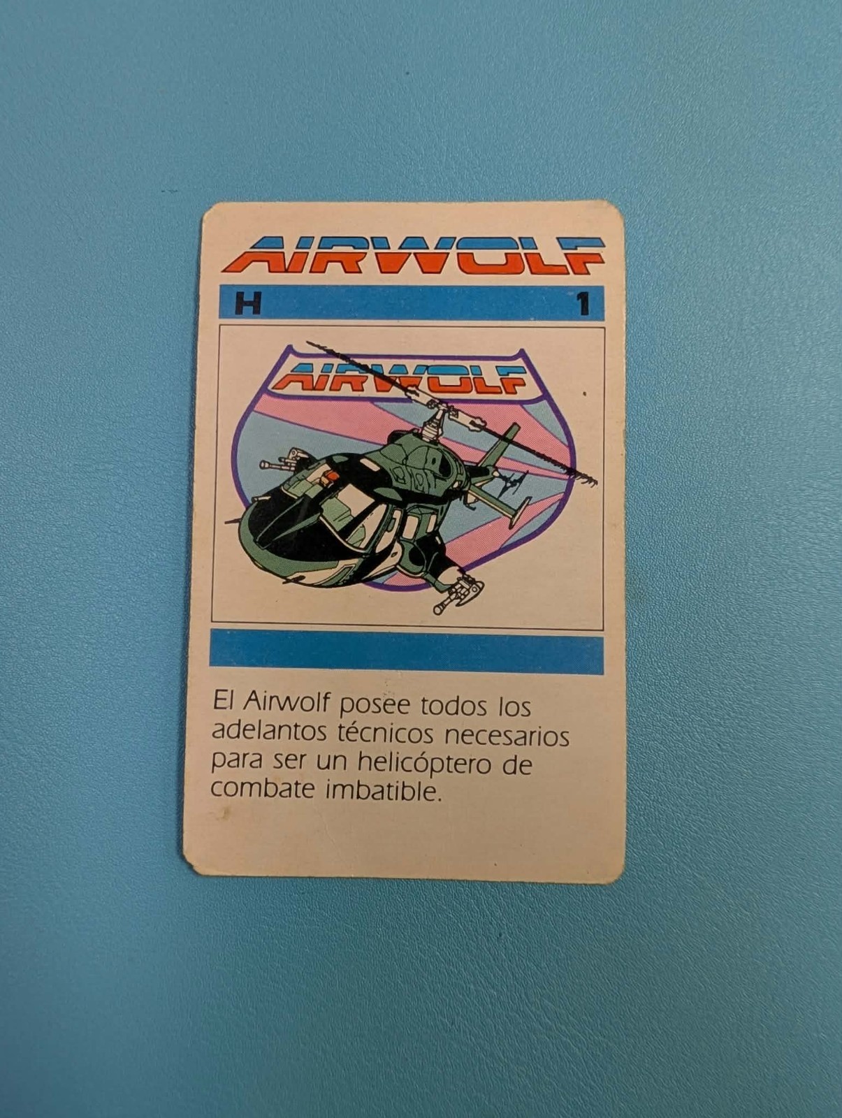 1984 Airwolf Chromy Airwolf Rookie card very tough 