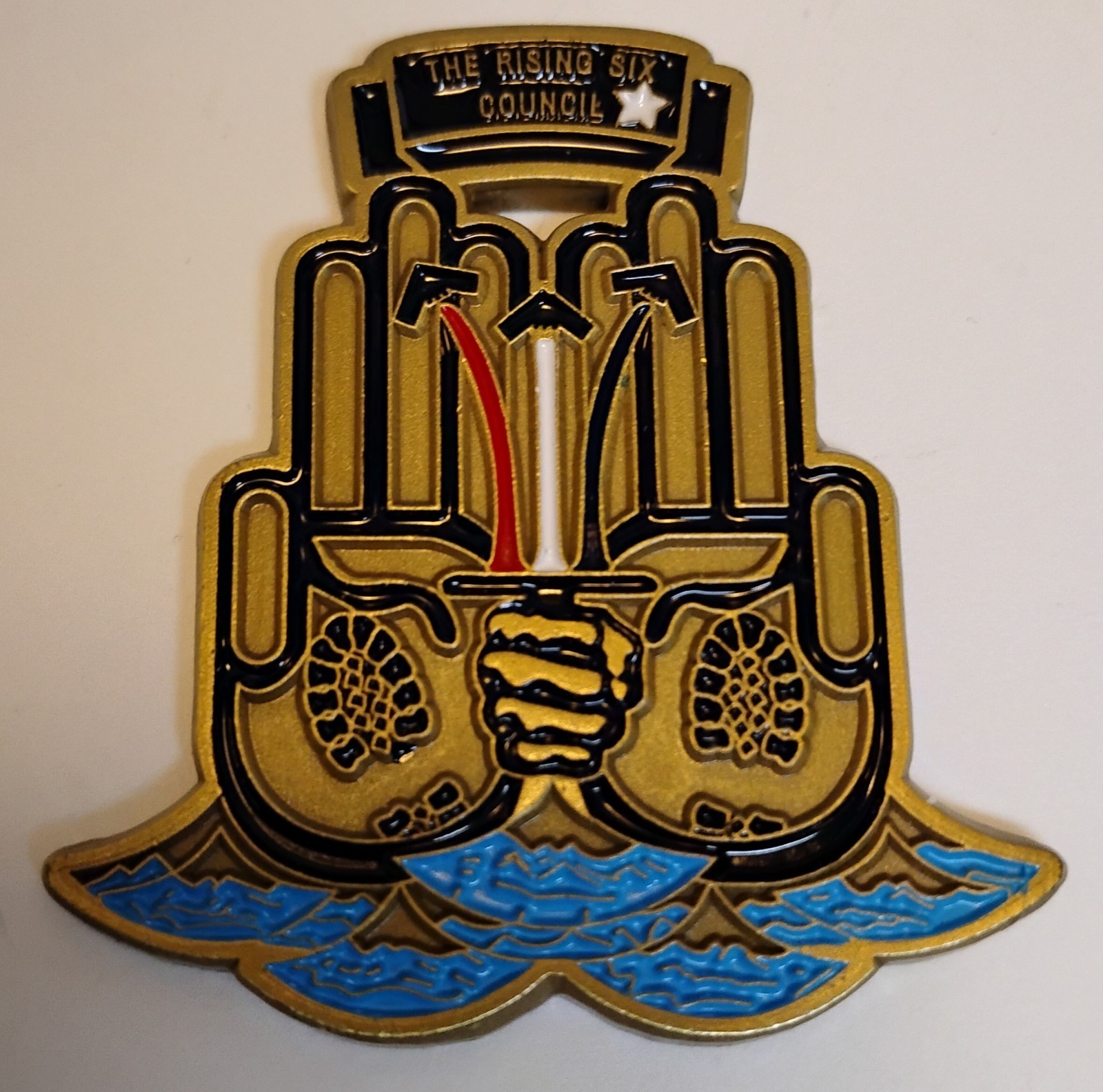 The Rising Six Council Community Mentorship Leadership Challenge Coin