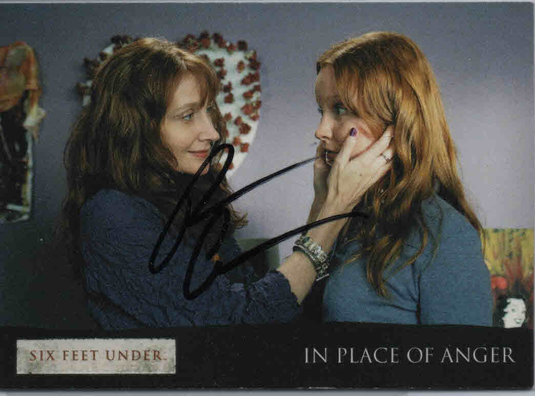 PATRICIA CLARKSON - Sarah O'Connor - Six Feet Under  - Autograph Trading Card