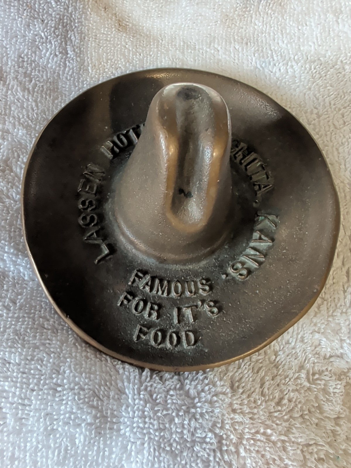 Lassen Hotel Wichita KS Brass Hat Adv PC From Early 1910s.