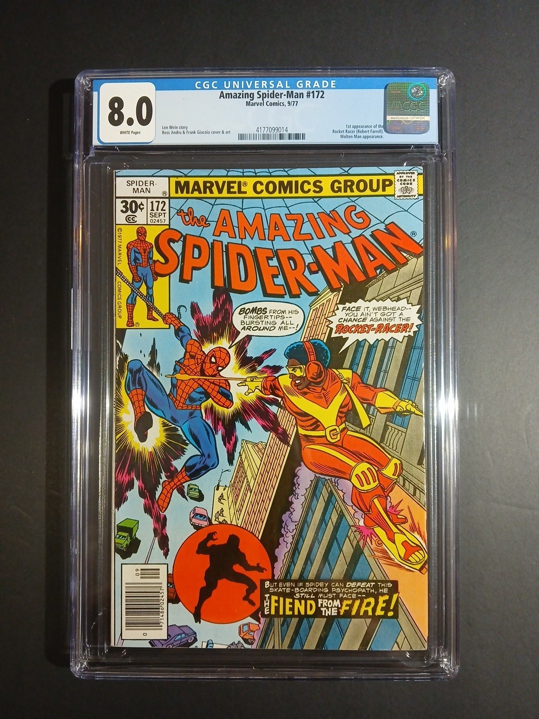 Amazing Spider-Man #172 CGC 8.0