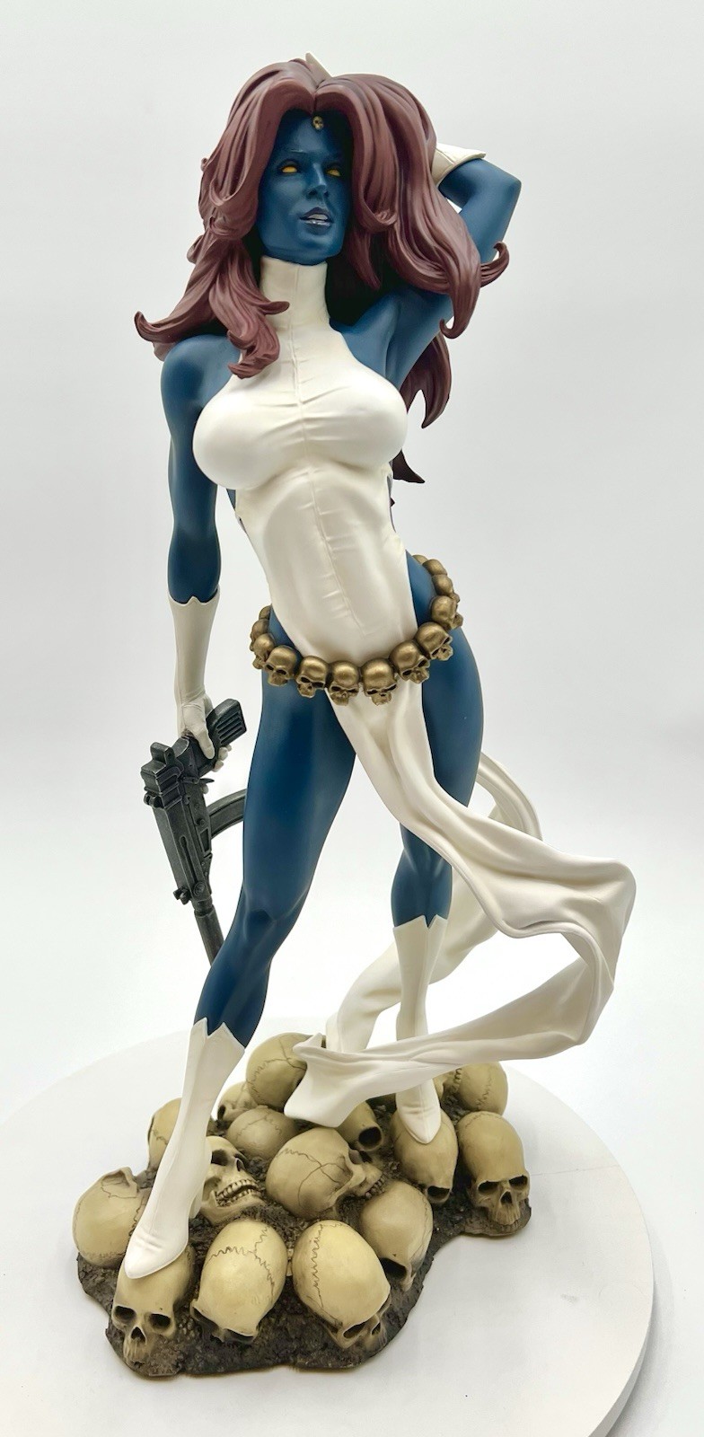 2009 MYSTIQUE SIDESHOW COMIQUETTE EXCLUSIVE FIGURE STATUE ADAM HUGHES ART  X-MEN