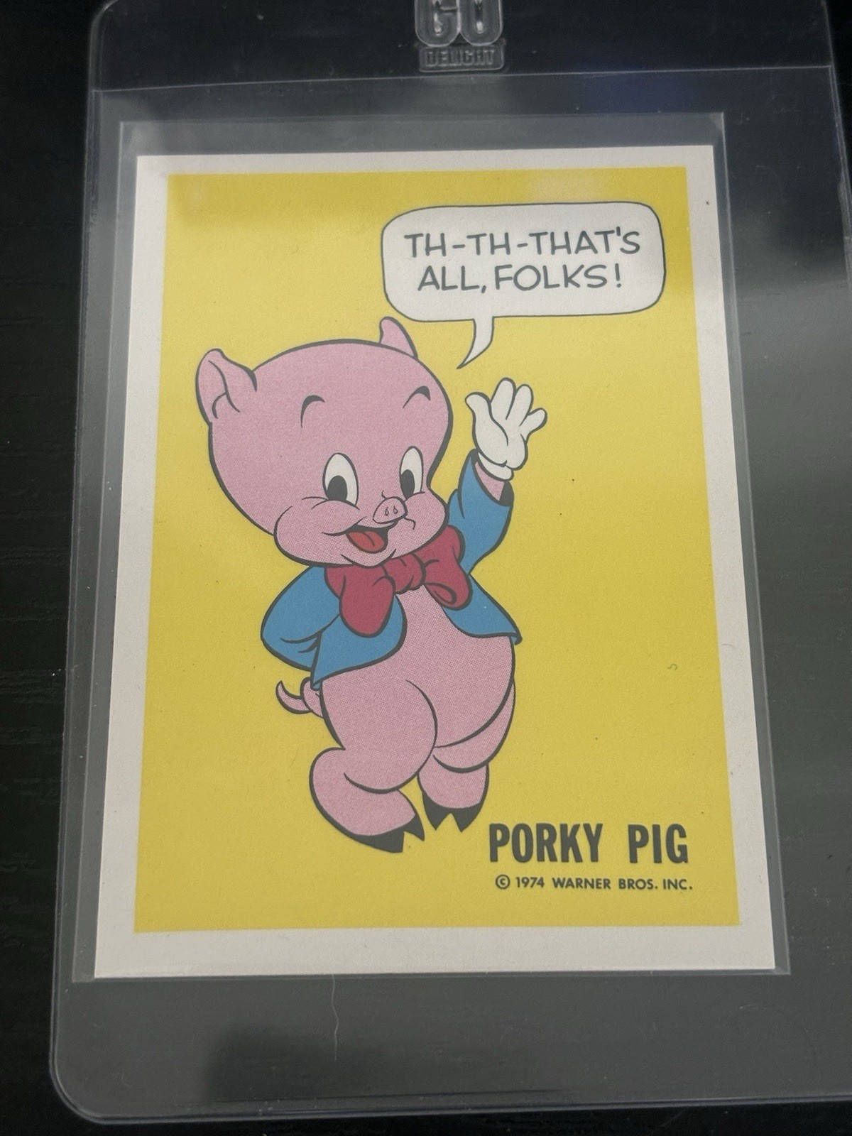 Porky Pig 1974 Warner Bros. Inc. Looney Tunes AMAZING CONDITION