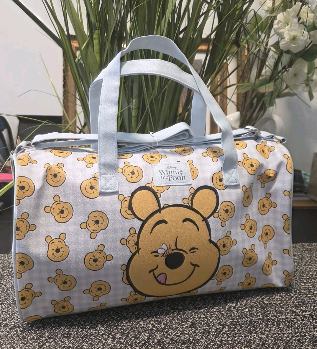 Disney\'s Winnie The Pooh Weekender Duffel Tote Bag