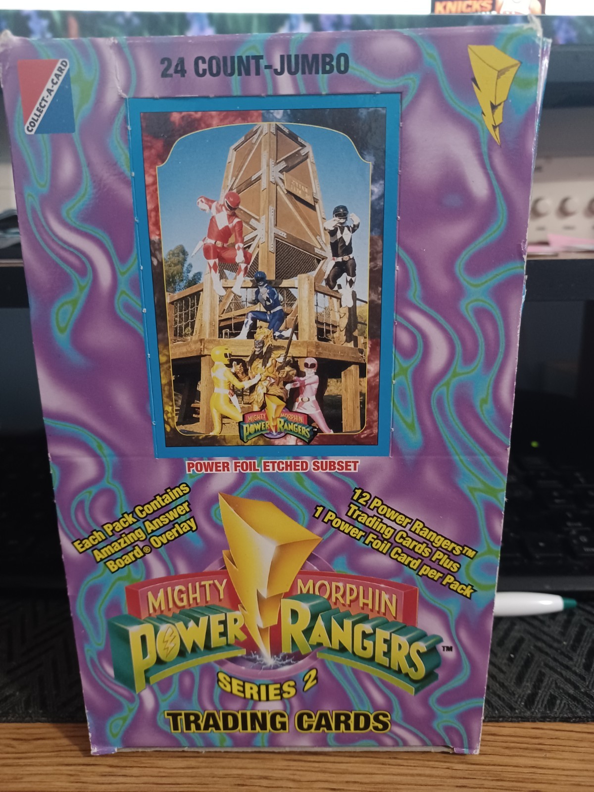 1994 Saban Entertainment Mighty Morphin Power Rangers Series 2 Trading Card Box