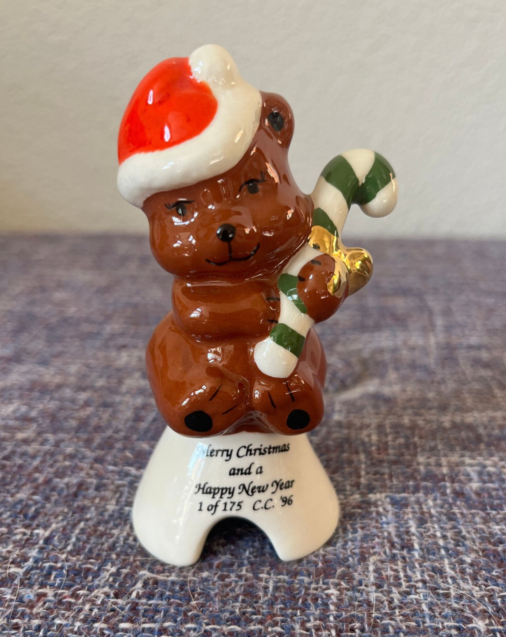 Vintage 1996 CC Cupboard Classics Pie Bird Vent Santa Bear Candy Cane Numbered 1
