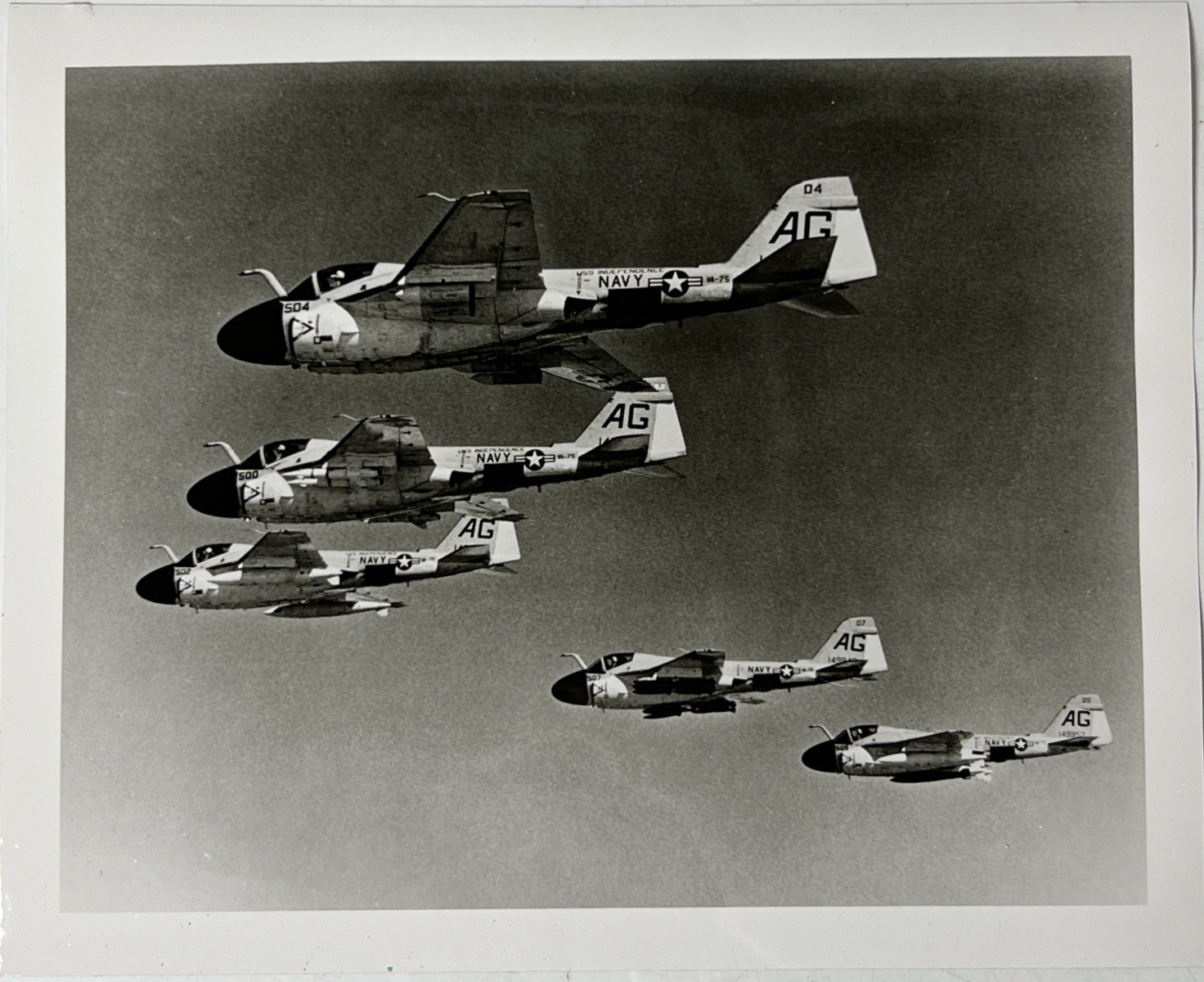 Vintage US Navy Military Aircraft Original 8x10 Kodak Photograph Aviation