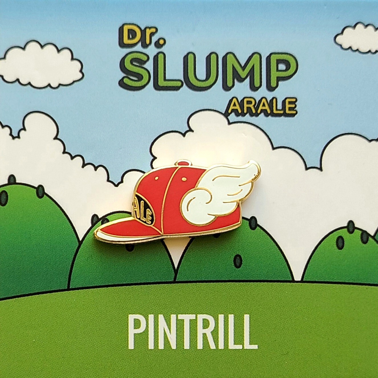 ⚡RARE⚡ PINTRILL x DR. SLUMP 2017 Japan Hat Arale Pin *BRAND NEW* LE OF 120