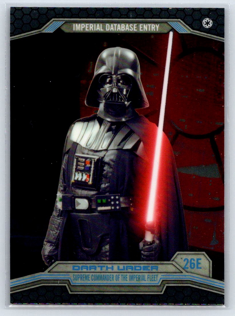 2014 Star Wars 2014 Topps Star Wars Chrome Perspectives Darth Vader #26E