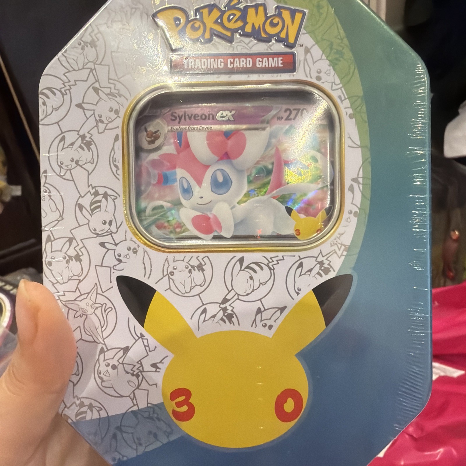 Pokemon TCG 💕 Sylveon ex Tin 30th Anniversary 💕 New and Sealed