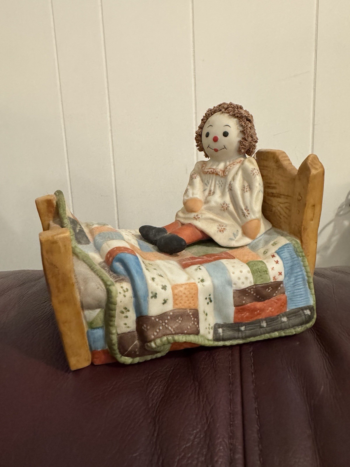 Vtg. SIGNED Bisque Porcelain figurine- \