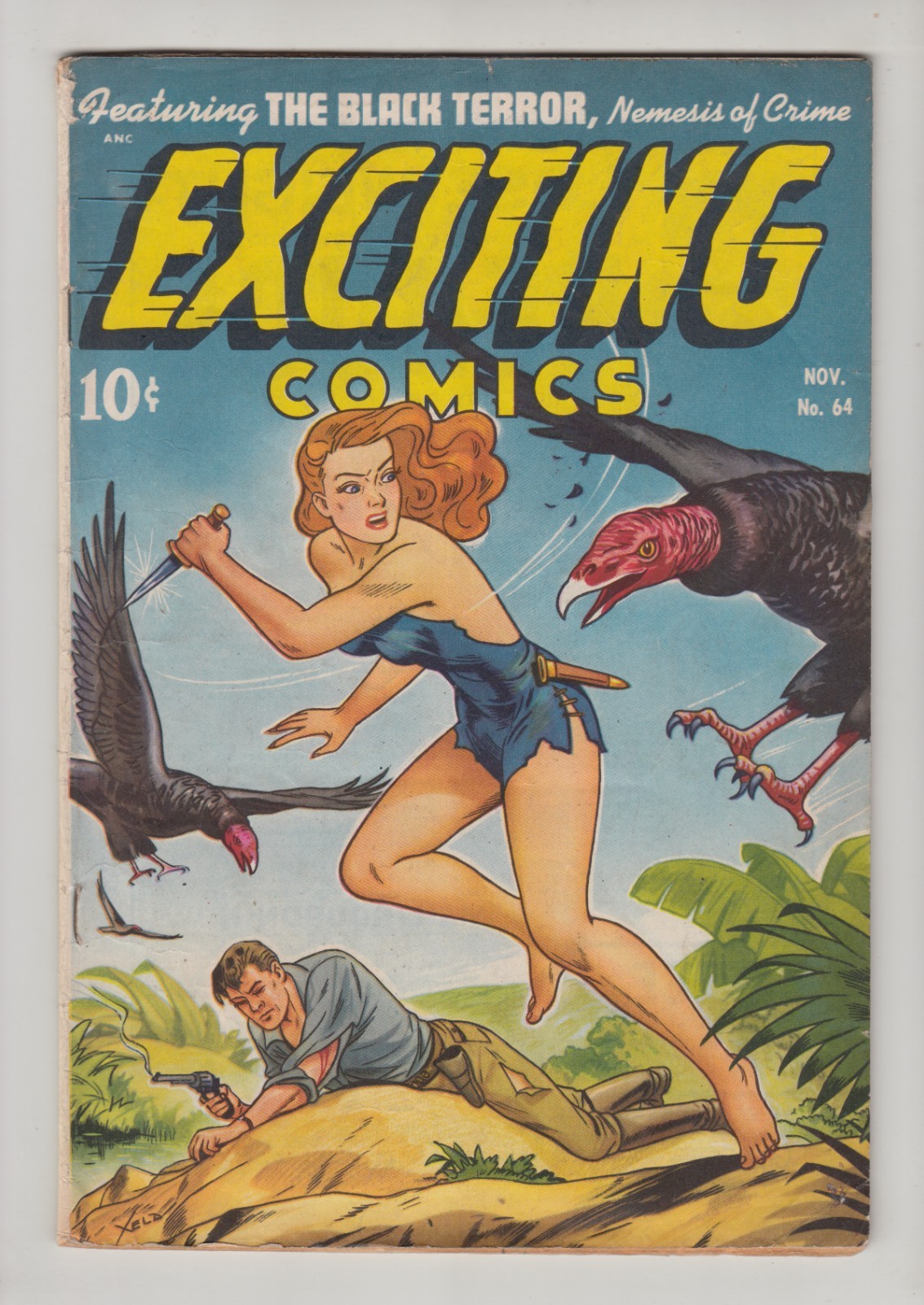 EXCITING COMICS #64 VG 4.0 BETTER COMICS 1948