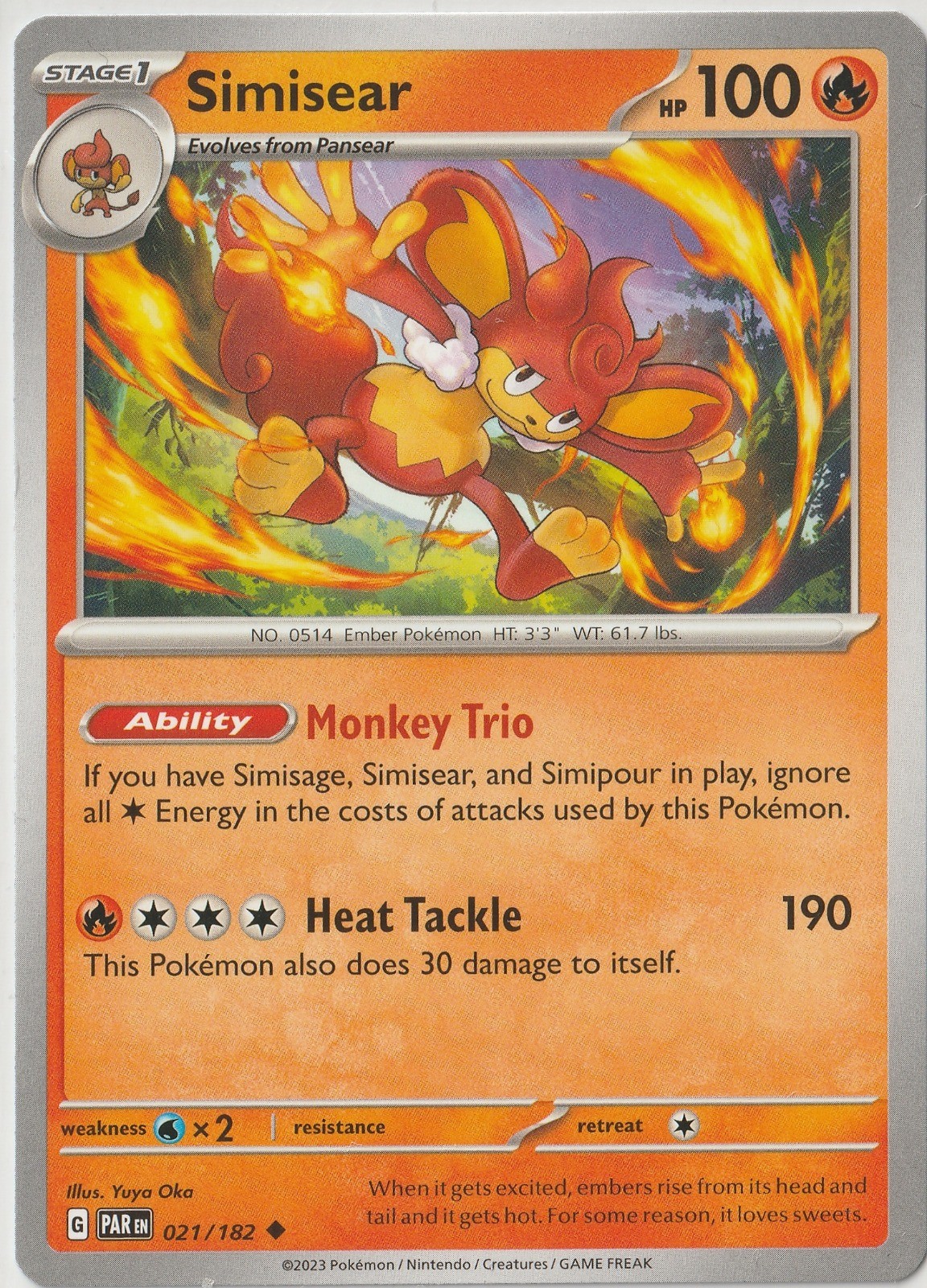 Simisear Uncommon SV04: Paradox Rift 021/182 NM