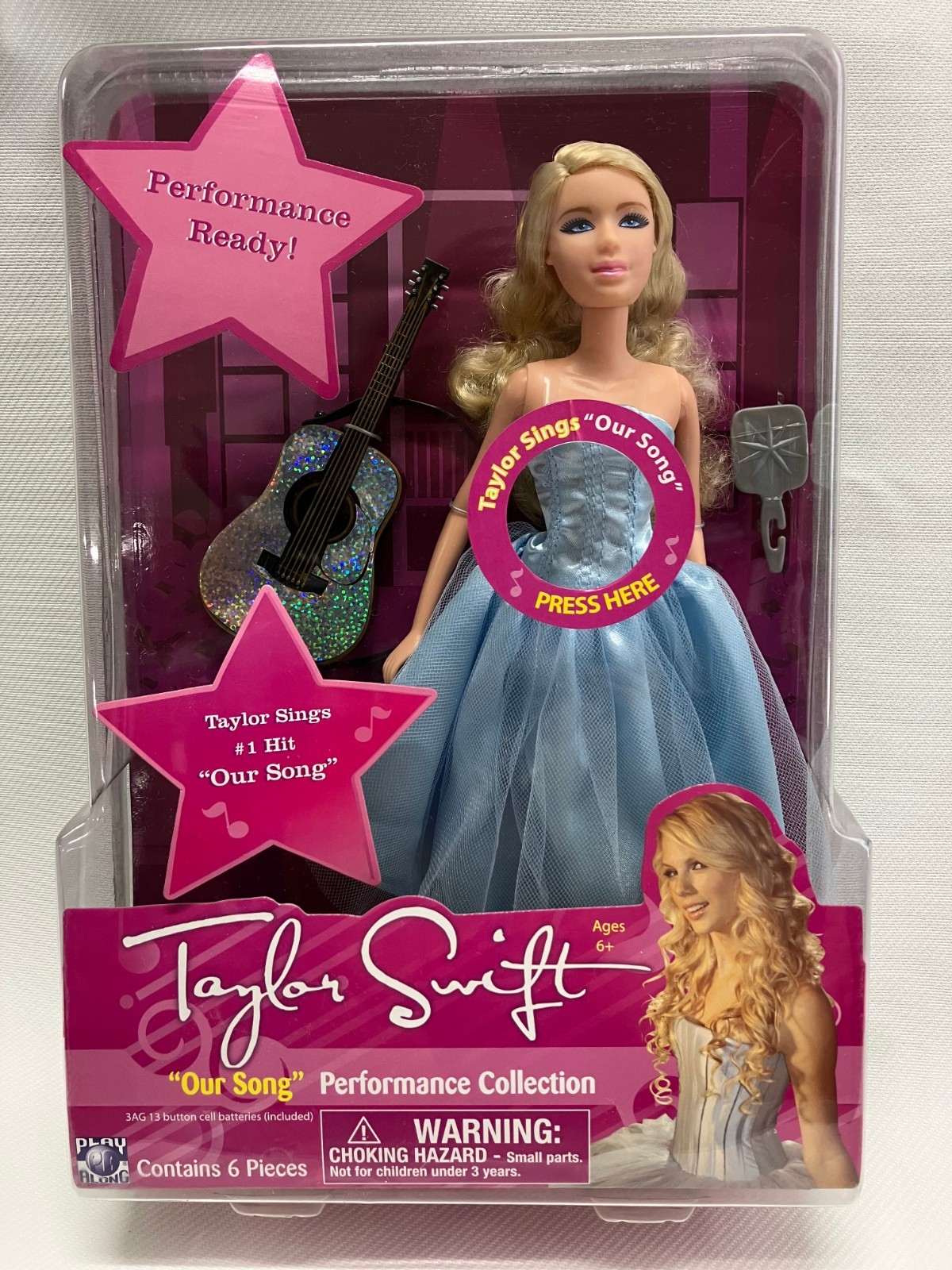 TAYLOR SWIFT Performance Collection Doll OUR SONG NIB NOS Sealed Play Along