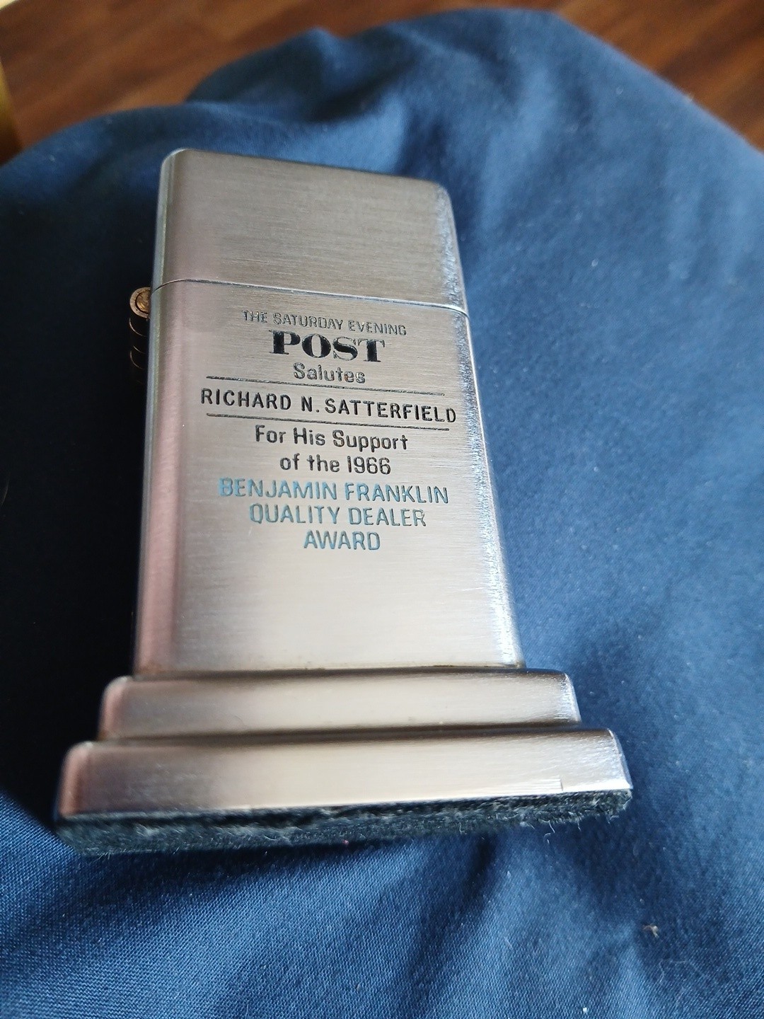 SATURDAY EVENING POST- 1966 Barcroft Zippo EXE+