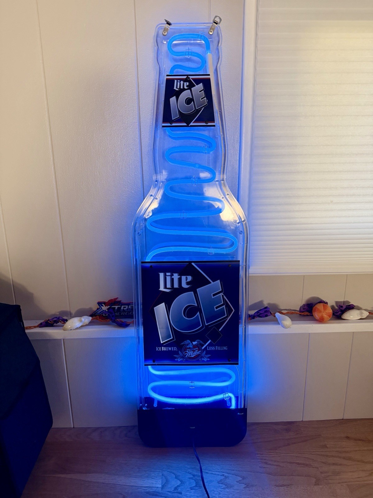 1995 Vintage Miller Lite Ice Beer Bottle Sign Neon Sign 41\