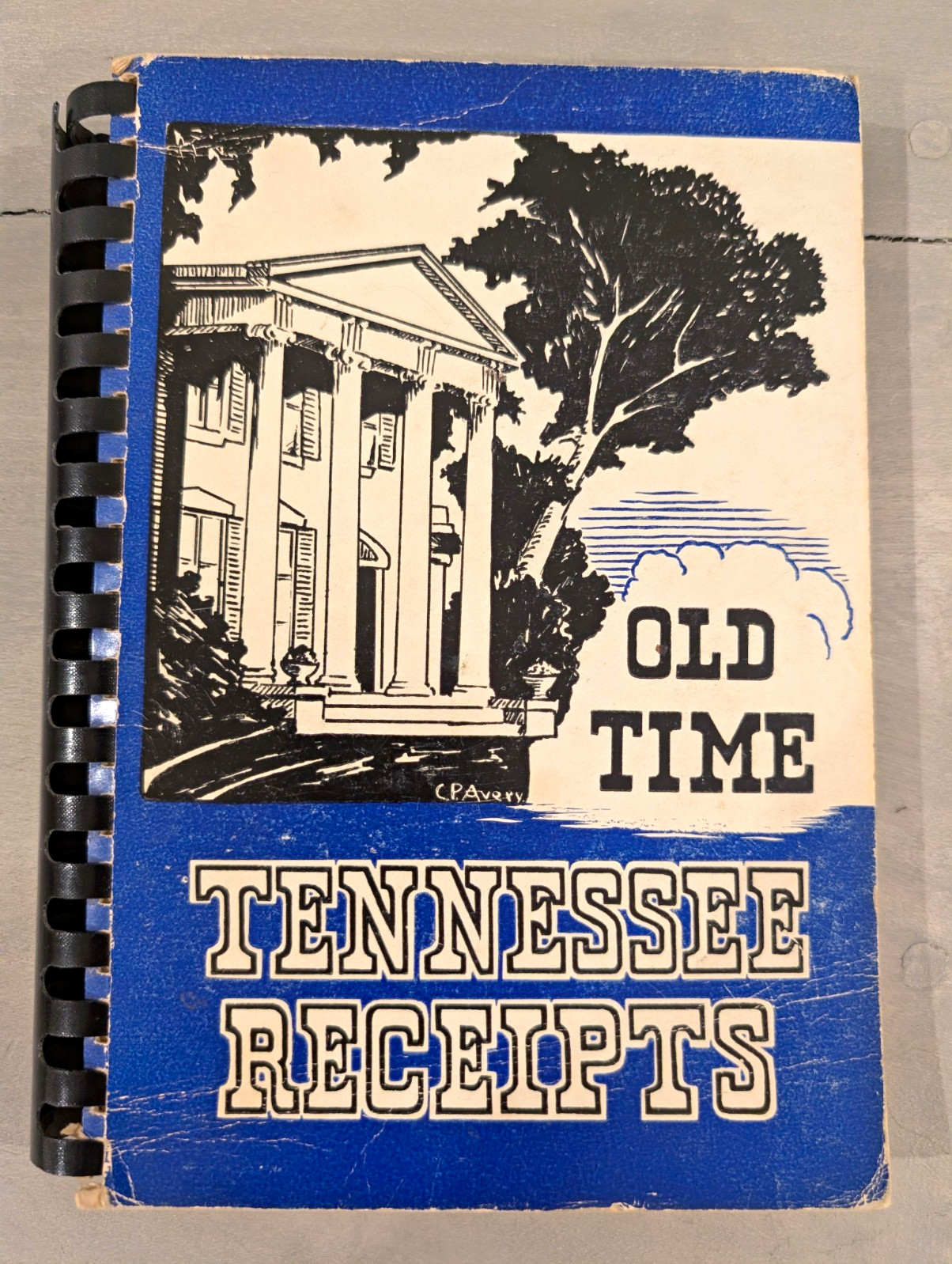 Vintage Old Time Tennessee Recipes Spiral-Bound Cookbook Recipe Booklet
