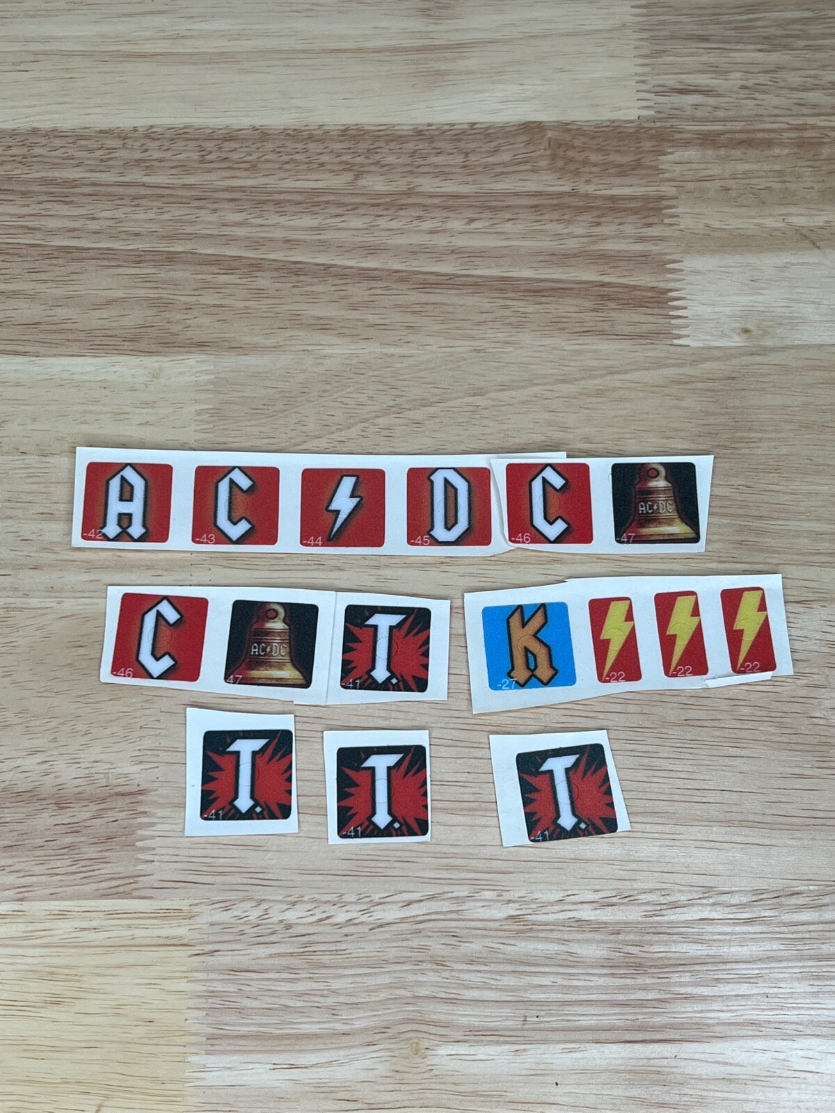 AC/DC Target Decals New Stern Pinball Machine Parts Pro Premium LE x