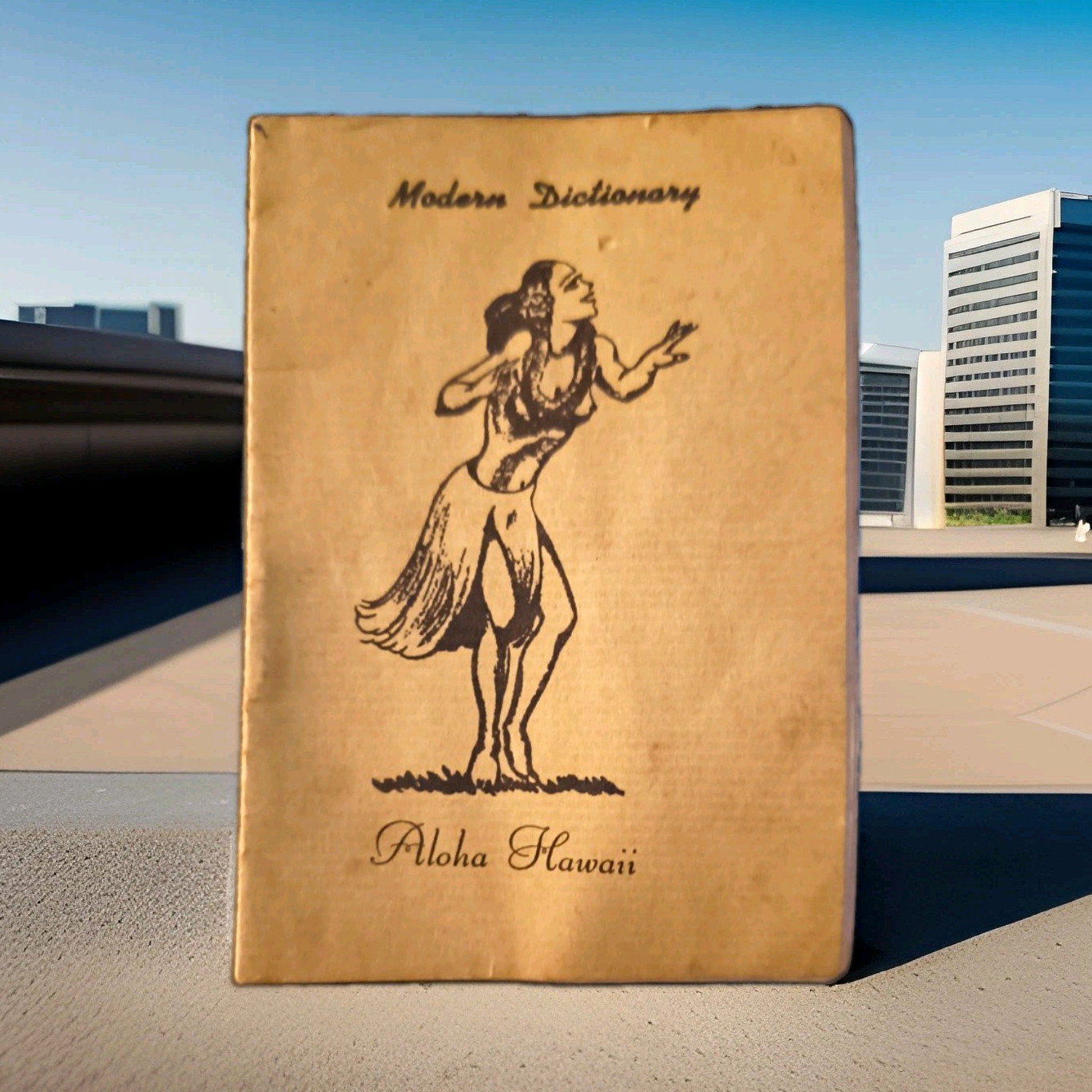 Modern Dictionary Aloha Hawaii Souvenir Booklet, Hawaii State Aloha Theme