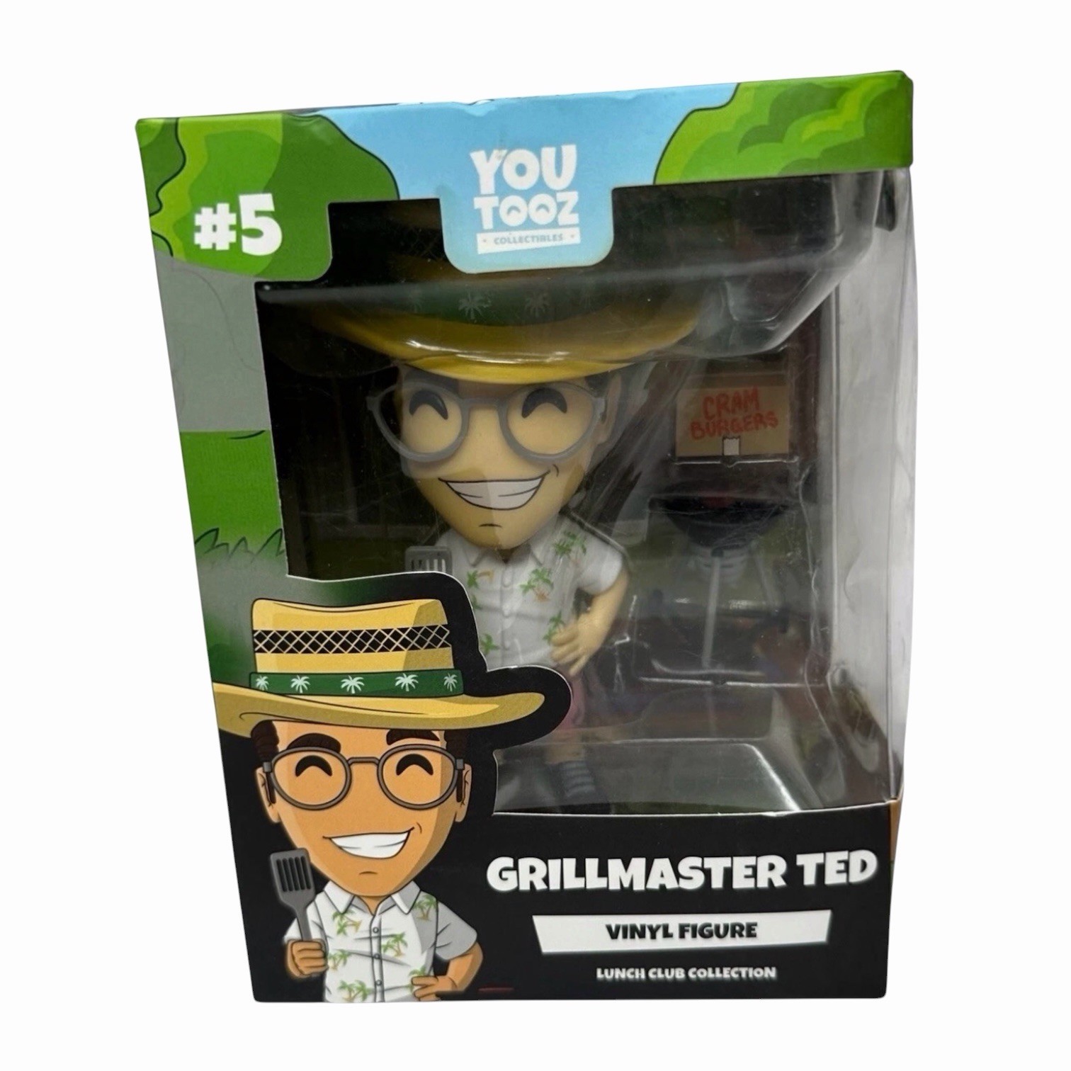 Youtooz “Grillmaster Ted” Figure #5 Lunch Club Collection NIB