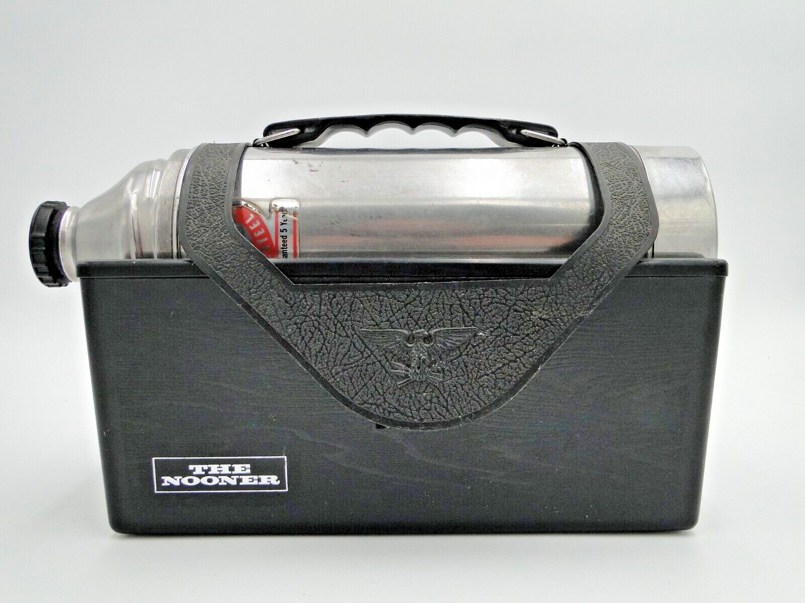 UNO-VAC Unbreakable Stainless Steel Thermos Vintage w/ The nooner lunch box