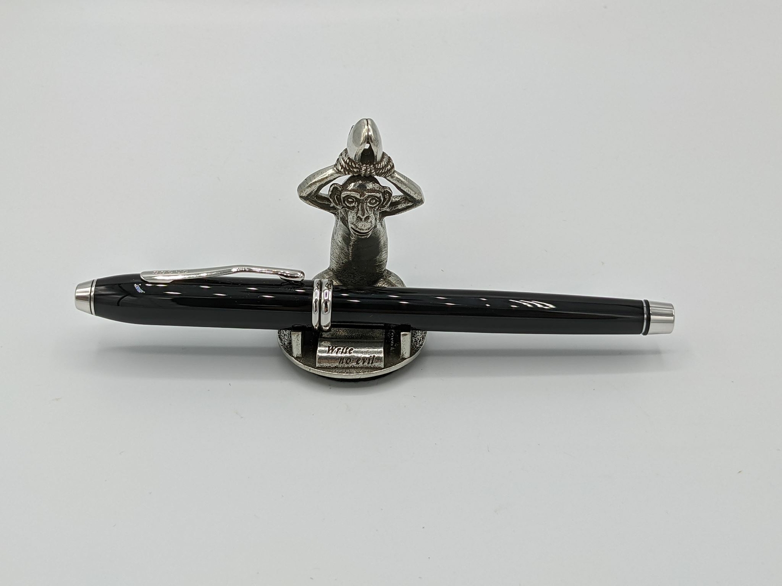 Jac Zagoory Designs Mini Write No Evil Pewter Pen Holder (PH101U)