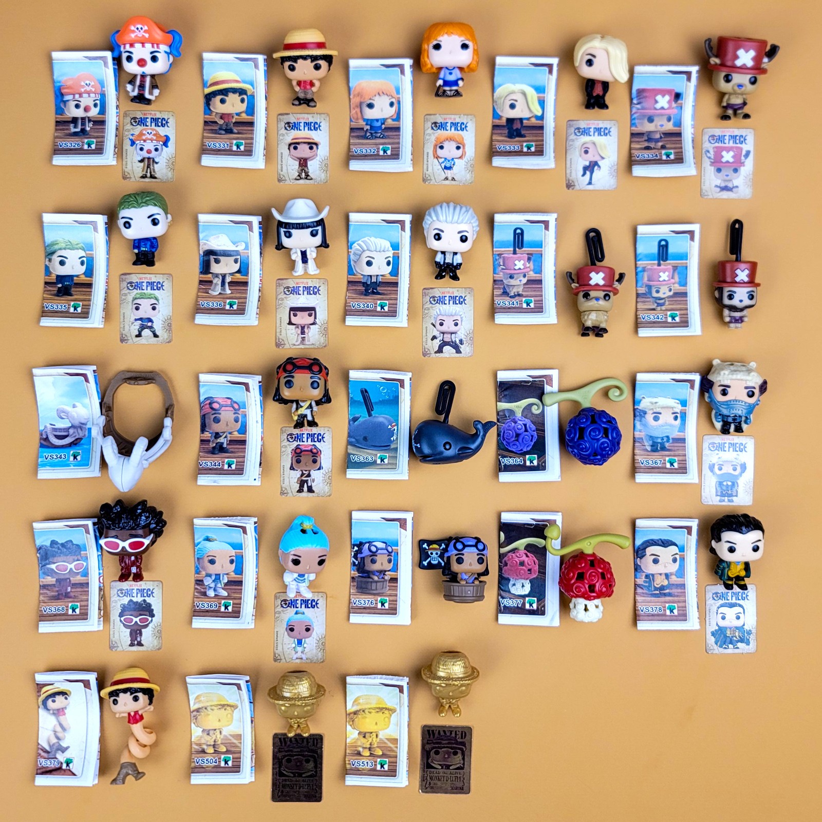 Kinder Joy One Piece 2026 Full Set - 23 Toys + All BPZ + 6 Different Shells