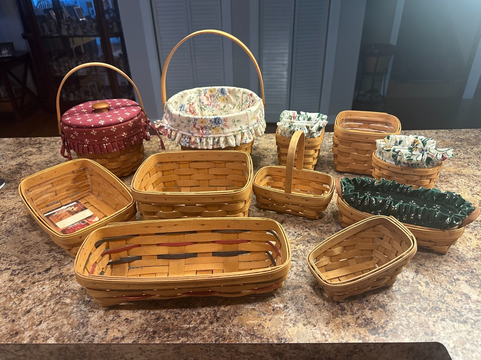 Longaberger Baskets, Lot Of 11, All For One Price, Assorted Sizes