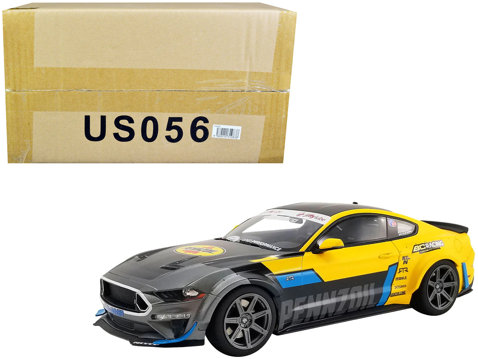2021 Ford Mustang RTR Spec Widebody Pennzoil Livery 1/18 Model Car