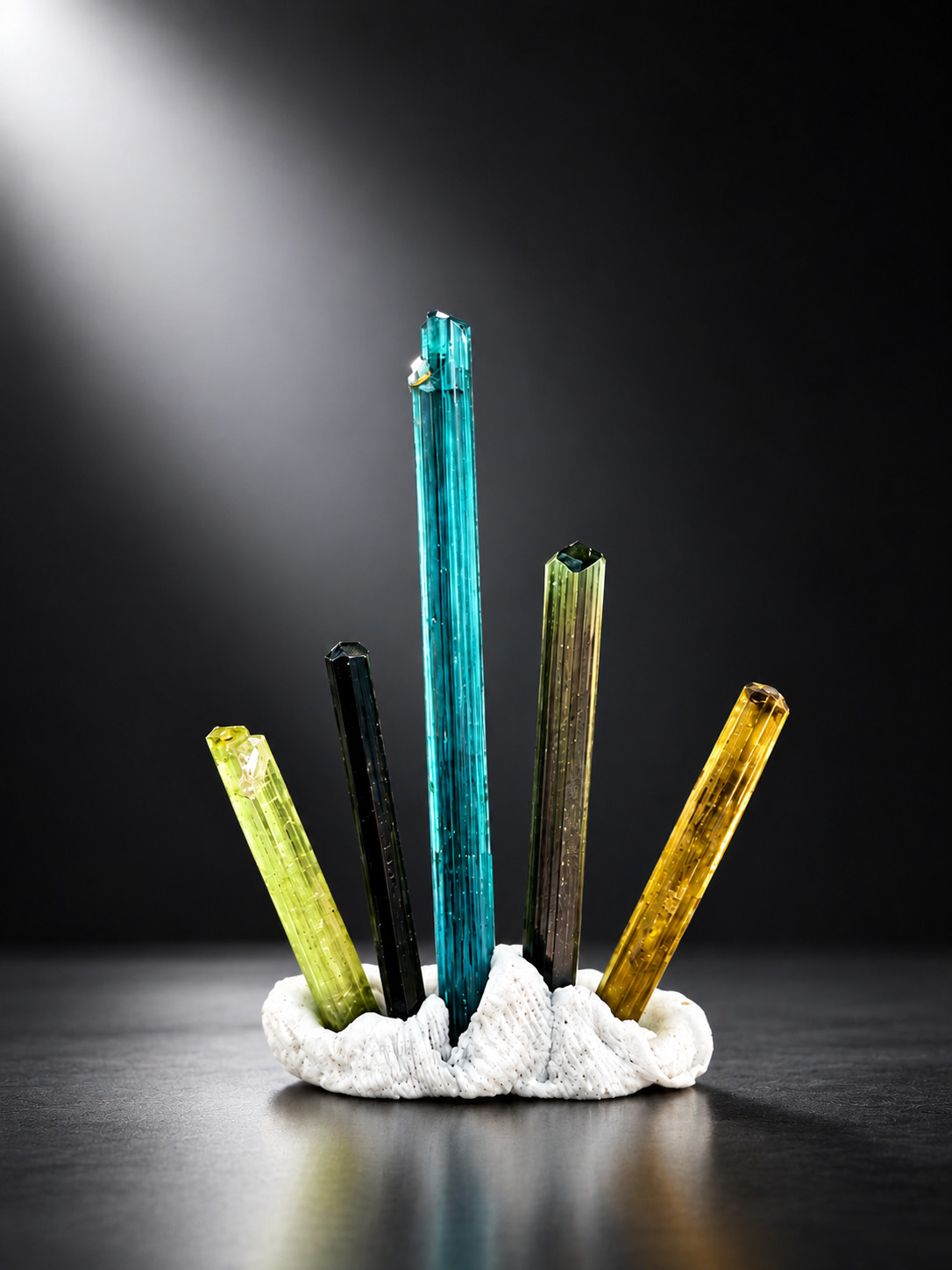 9.05CT | Natural Multi Color Tourmaline Crystal Rough Specimen | Afghanistan.