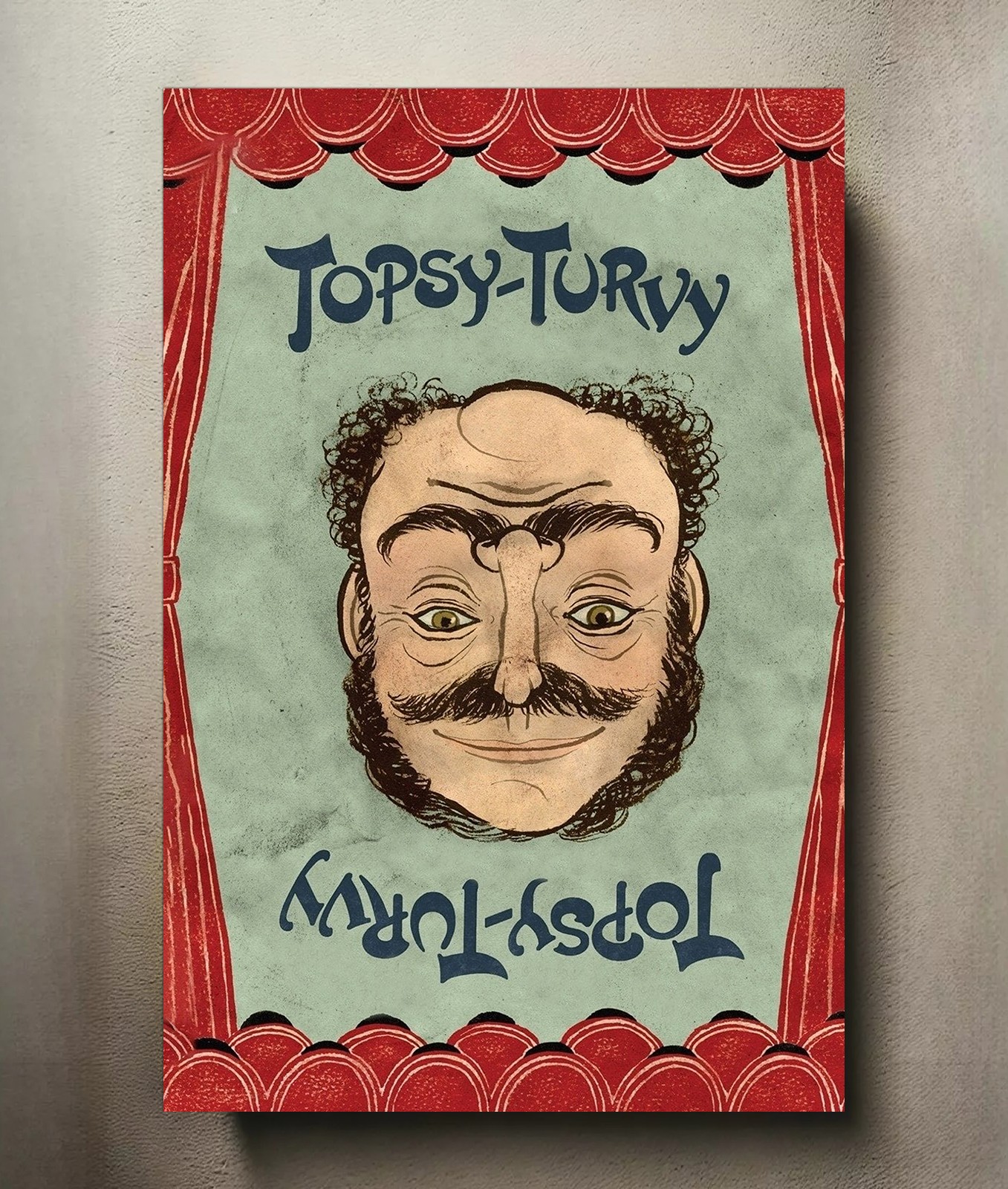 Topsy-Turvy 8x12 Metal Movie Poster Sign