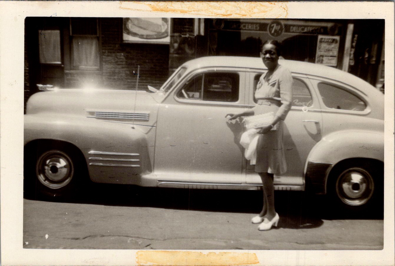 Pleasant Gale 1946 African American Woman After Church with 1940s Photograph