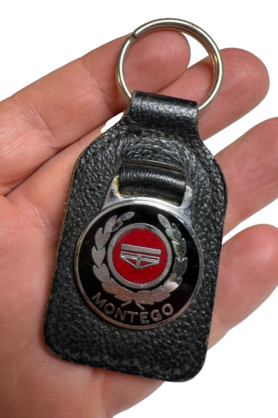 Vintage Mercury Montego Key Fob Badge Keychain Manhattan Windsor Leather