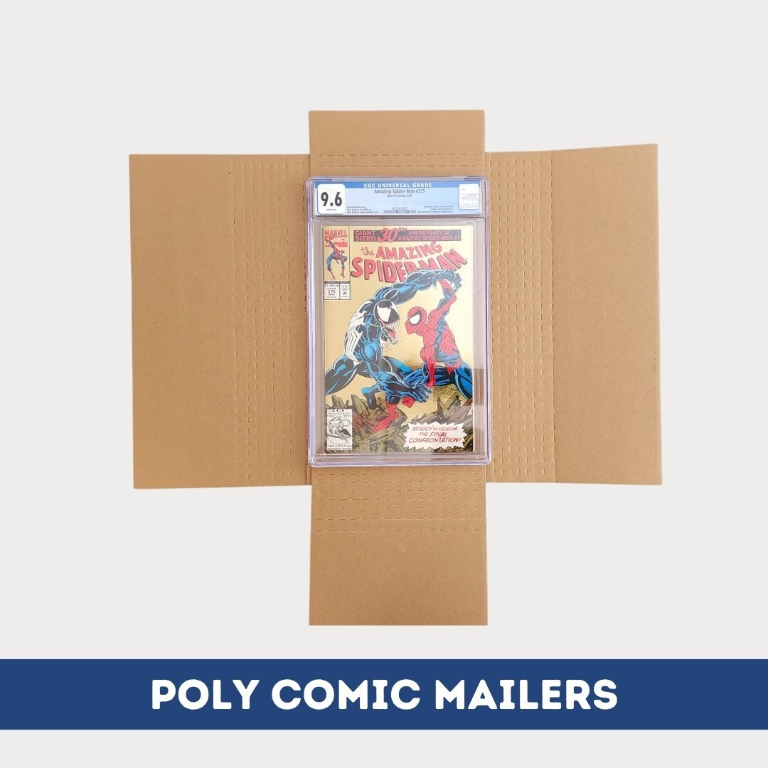 GEMINI Poly Comic Mailers (Ships graded comics, toploaders, books, and more)