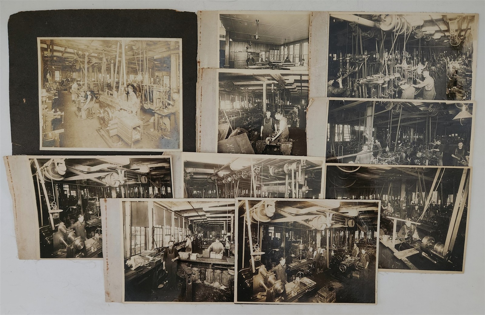 antique 11 PHOTO franklin ma MACHINE SHOP american tool works GREER OCCUPATIONAL