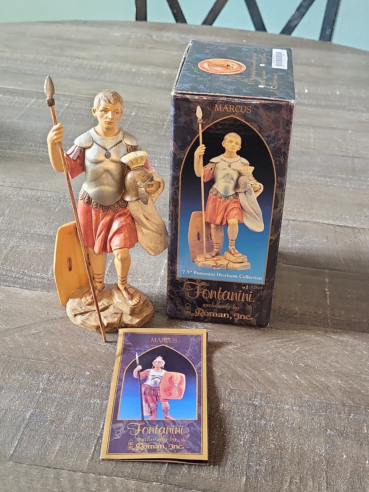 Fontanini 7.5in Marcus Roman Soldier Heirloom Collection Nativity 52809 Italy 