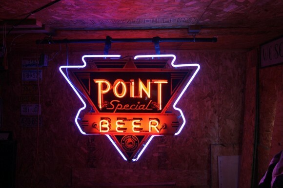 New Point Special Beer Triangle Neon Sign 24