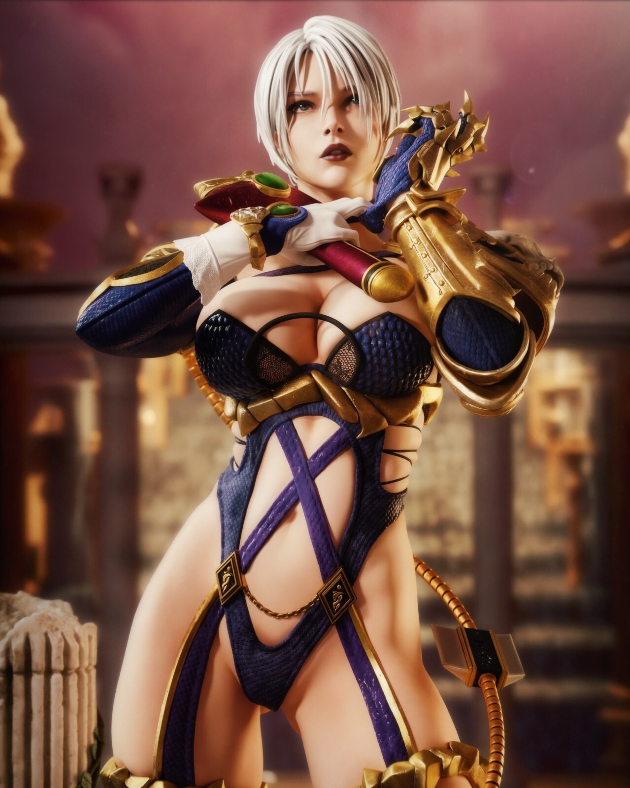 1:8 Ivy Valentine Soul Calibur UNPAINTED High Quality Garage Kit
