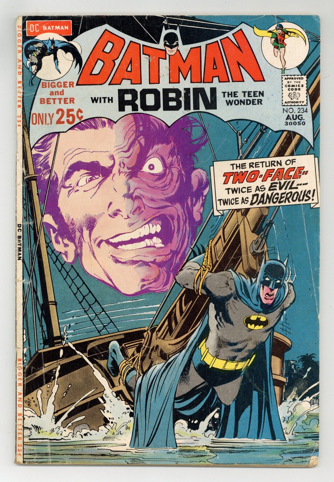 Batman #234 GD/VG 3.0 1971 1st Silver Age app. Two Face