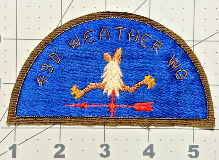 Japan Made Army Air Force 43rd Weather Wing Occupied Japan Patch Inv# K6380