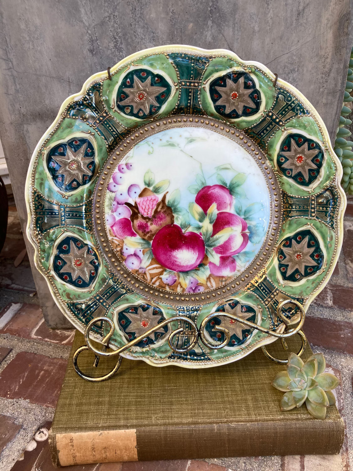 Vintage Nippon Hand Painted Plate