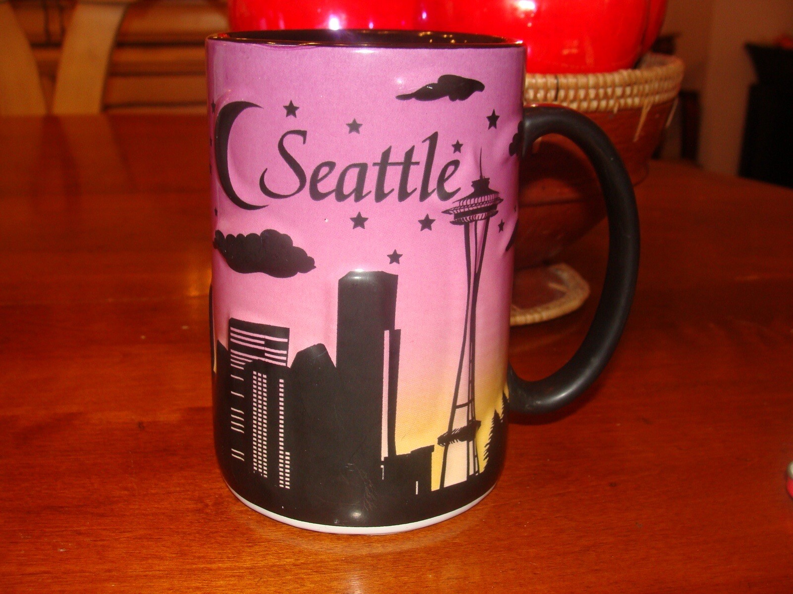 SPACE NEEDLE & SEATTLE AT NIGHT ~ 5” ~ VGC ~